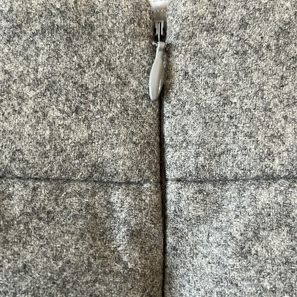 J. Crew Wool Blend Pencil Gray Skirt 2 - Picture 3 of 6